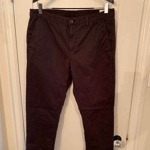 Rag & Bone Sz 36x34 grey chino Fit 2 slim cut